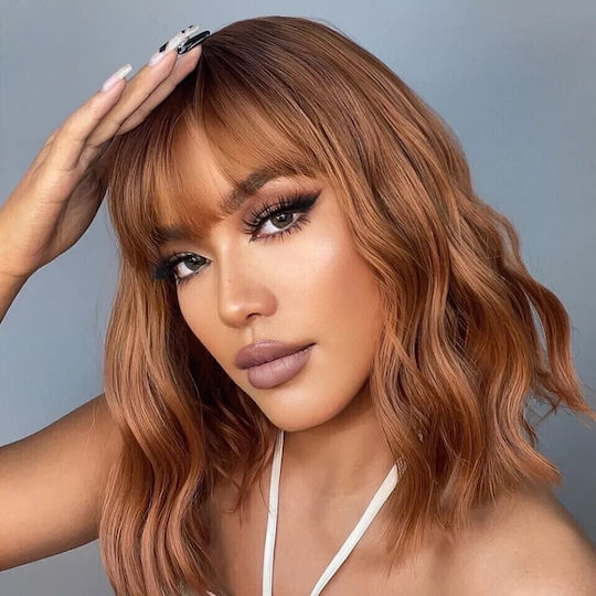 Animis Beauty Perucă Cu Păr Sintetic În Culoare Cupru 36cm