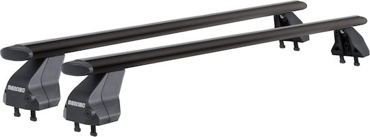 Menabo Bare De Acoperiș Din Aluminiu Pentru VW Caddy 2015-2020 Set Cu Picioare Negre