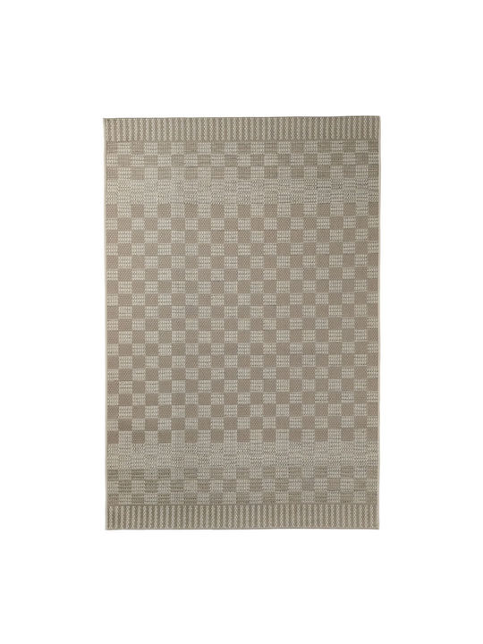 Tzikas Carpets Σετ Μοντέρνα Χαλιά Κρεβατοκάμαρας Ψάθινα Μπεζ 216-0-335-45015-070 3τμχ