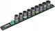 Wera Impact Socket Set Wera Impaktor 1/2" 9 Pieces Impaktor Technology Hexagonal Profile Steel