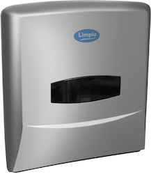 Limpio Z-fold Towel Dispenser Limpio Dp1200zs2 Abs Plastic Silver Multicolor Limpio Z-fold Towel Dispenser Limpio Dp1200zs2 Abs Plastic Silver Multicolor