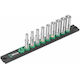 Wera Set Chei Tubulare Adânci 1/4" 9 Bucăți Magnetice Negre