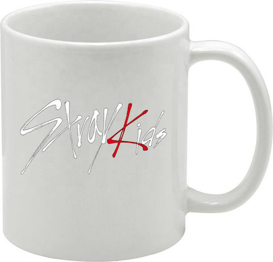 Weiße Kpop Straykids Tasse
