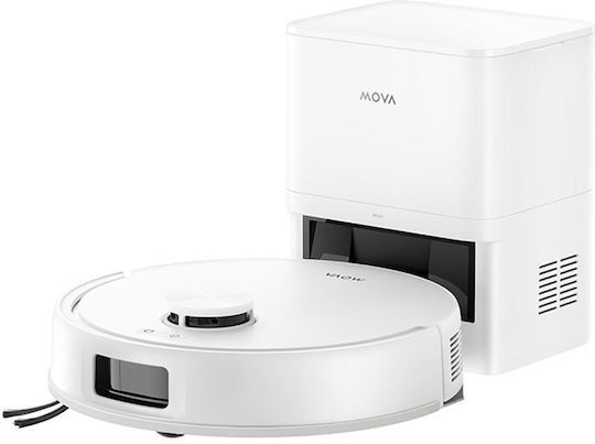 Mova E20S Pro Plus Σκούπα Ρομπότ με Χαρτογράφηση Laser & Απορρόφηση 5000Pa Λευκή
