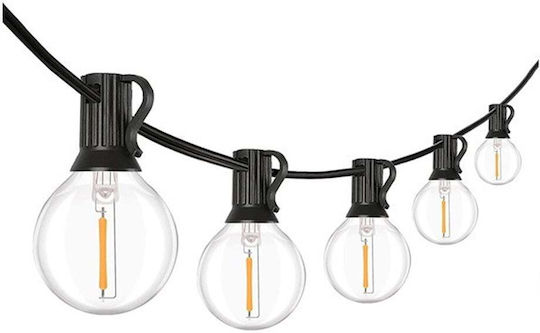 123led Hanging Solar Light Garland with Warm White Light 2700K