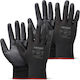 AMiO Electrician Work Gloves Black Polyurethane