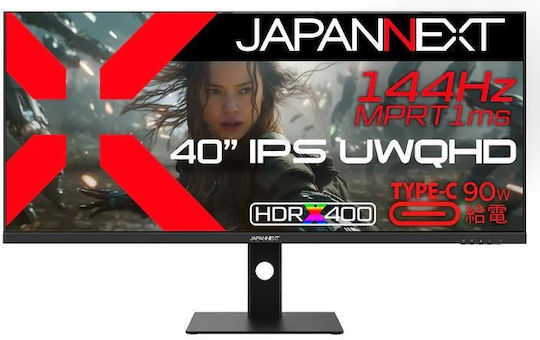 Japannext Ultrawide IPS HDR Gaming Monitor 40" QHD 3440x1440 144Hz