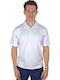 Polo Herrenbluse Weiß