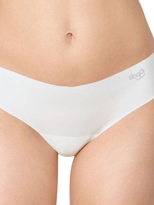 Ψηλόμεσα Γυναικεία Slip 2Pack χωρίς Ραφές Σαμπανιζέ-Βανίλια