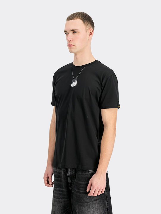 Alpha Industries T-shirt Μαύρο
