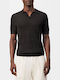 Polo Short Sleeve Brown Shirt