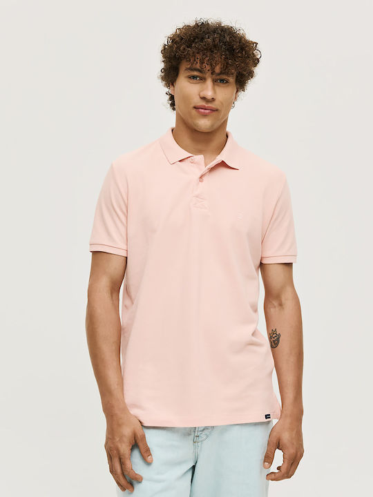 Brokers Jeans Polo Μπλούζα Κοντομάνικη Πορτοκαλί