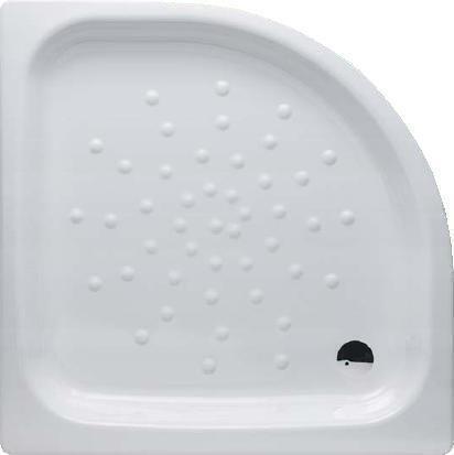 Semicircular Acrylic Shower Tray 90x90cm White