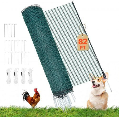 Vevor Wire Fencing Set Green 1.2x25m