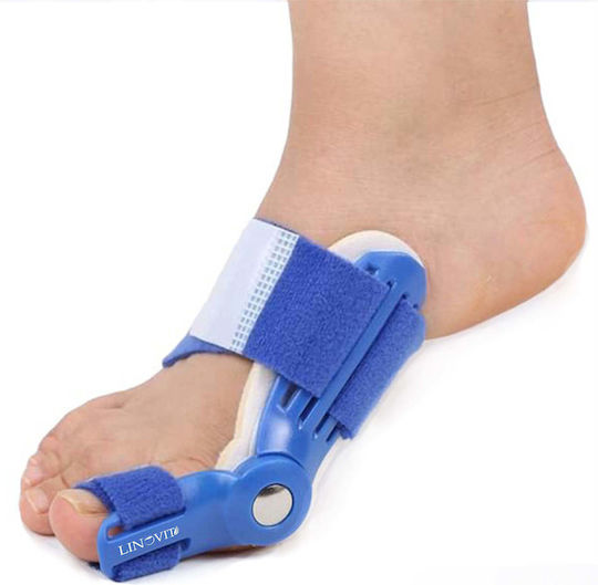 Set 2 Corectoare Bunion Linovit Reduce Inflamația Ameliorează Durerea Reglabil Albastru