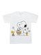 Детска Тениска Бяла Snoopy