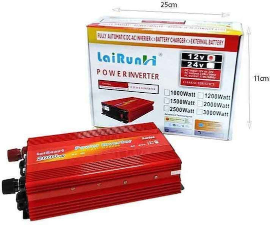 Lairunh Auto-Stromwandler 500W für 12V DC