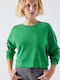 Women's Cotton Green Blouse