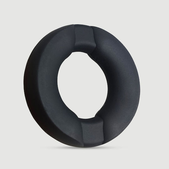 Εύκαμπτο Δαχτυλίδι Πέους Σιλικόνης Flexible Hard Knot Silicone Cock Ring 40 Mm Μαύρο