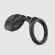 Silicone Cock Ring Penis Cover Silicone Cock Ring Ribbed Penis Sleeve Black