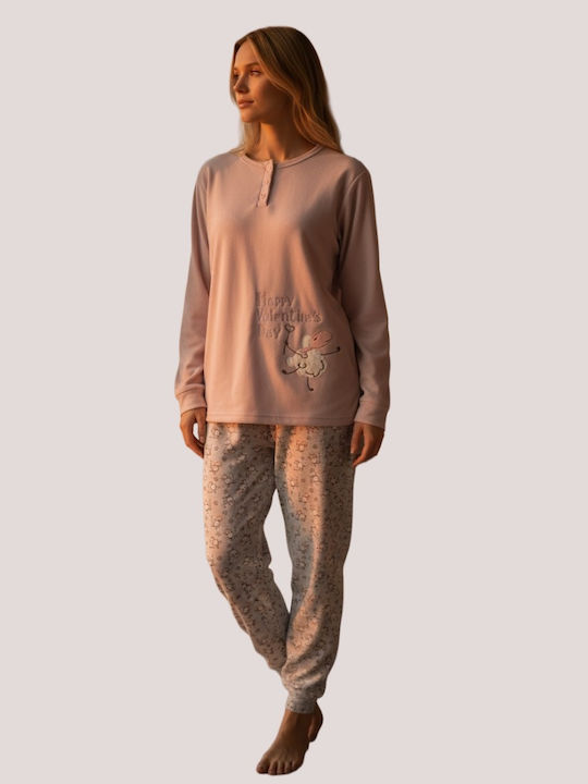 DAY Summer Women's Pajama Set Cotton Pink