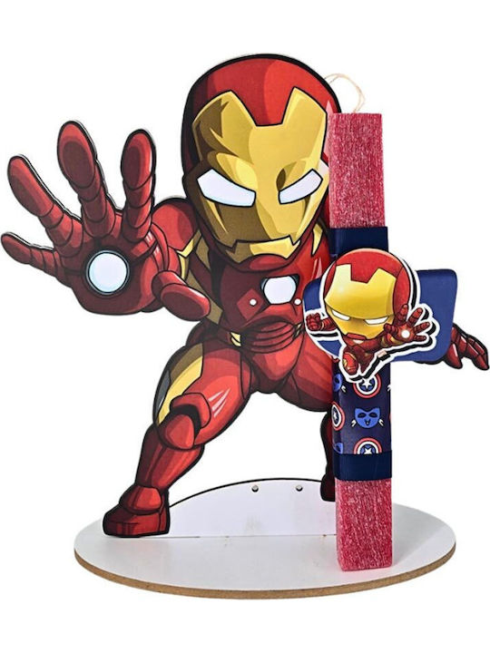 Βάση Λαμπάδα Iron Man Αρωματική (Διάφορα Σχέδια) Βάση Λαμπάδα Iron Man Αρωματική (Διάφορα Σχέδια)