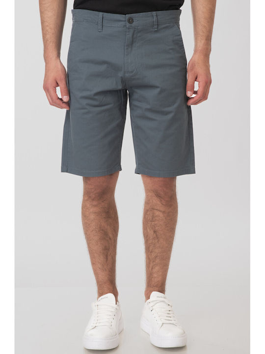 Rebase Ανδρική Βερμούδα Chino Smalt Blue
