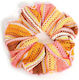 Scrunchie Κροσέ Υφή Ρίγες