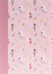 Ancor Ruled Notebook A4 48 Paper Sheets Pink