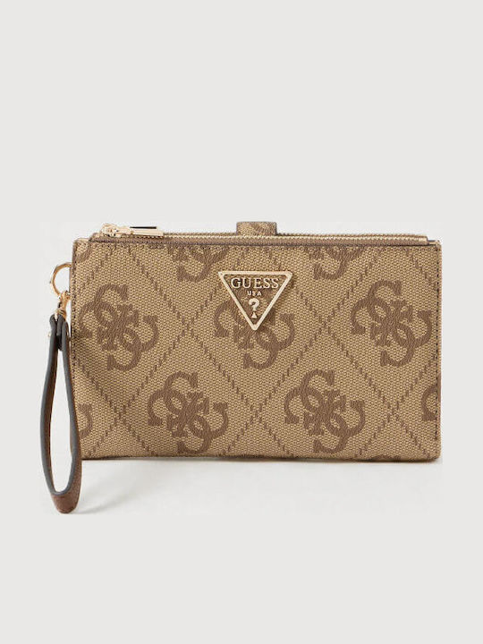 Guess Laurel Ii Γυναικείο Πορτοφόλι Καφέ