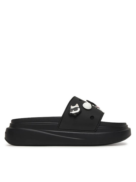 Damen Flache Sandalen Schwarz KL88826 V0S