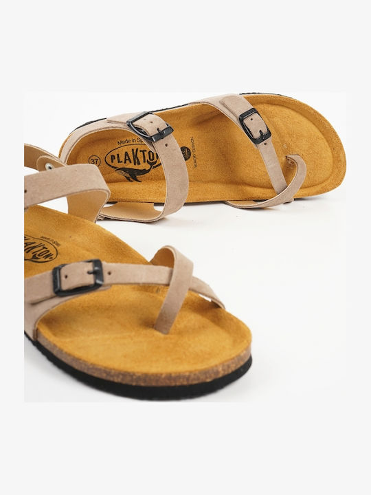 Plakton Zomba Leather Women's Anatomic Sandals ...