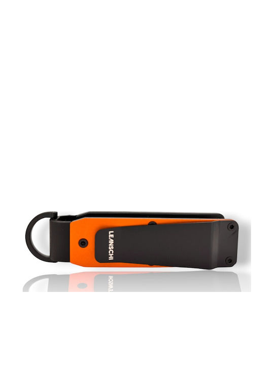 LEANSCHI Schlüsselhalter Aluminium Orange Organisieren Sie Ihre Schlüssel Stil