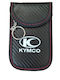 Signal Blocking Case Protective RFID Key Holder Type Kymco Black Key With Inner Ring 13.5cmx8.5cm 10212-k