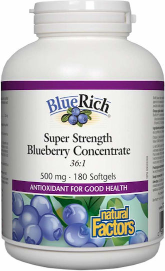 Natural Factors Super Strength 500mg 180 Capsule Moi Afine