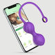 Κολπικές Μπάλες Σιλικόνης Application My Kegel Partner Silicone App Control Kegel Balls Μωβ