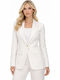 Morena Spain Women's Blazer White SU-3593-26JA-LEFKO