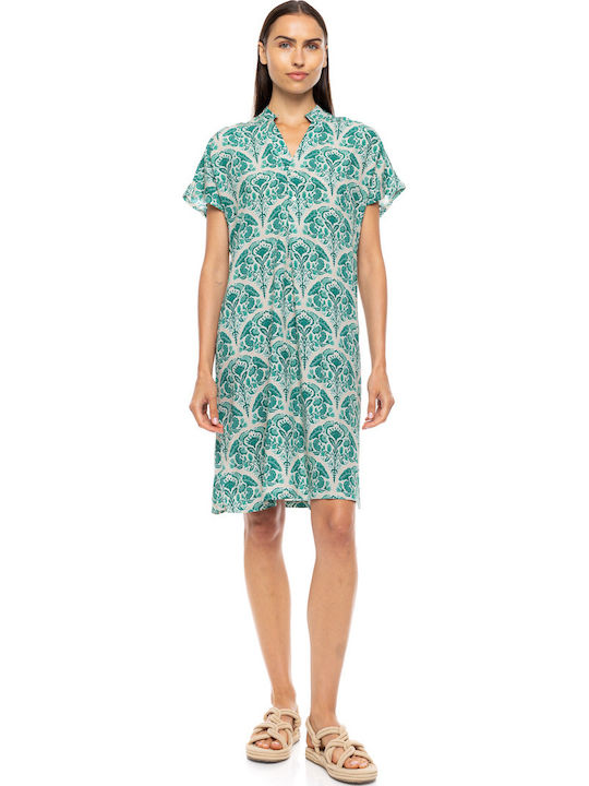 Pink Label Women's Beachwear Caftan Green