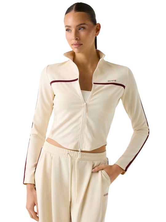 Women's Sweatshirt Cardigan Cream