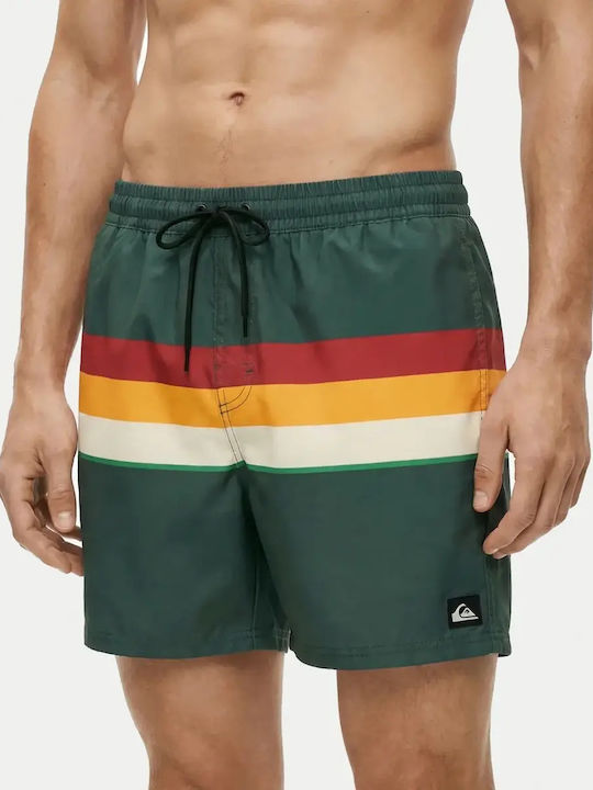 Quiksilver Everyday Men's Swim Shorts Green wit...