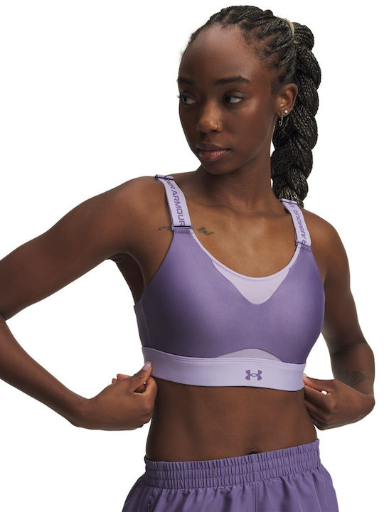 Under Armour Infinity Damen Sport-BH Flieder