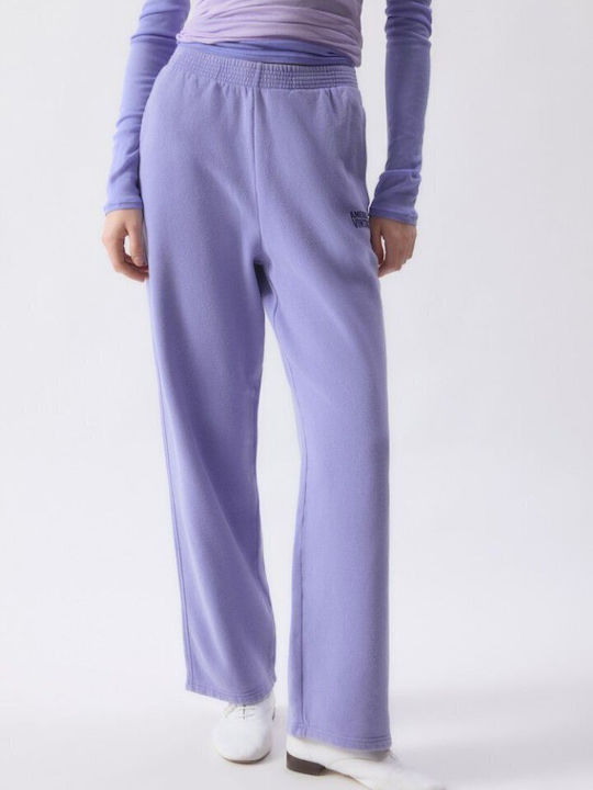 American Vintage Women's Sweatpants Purple