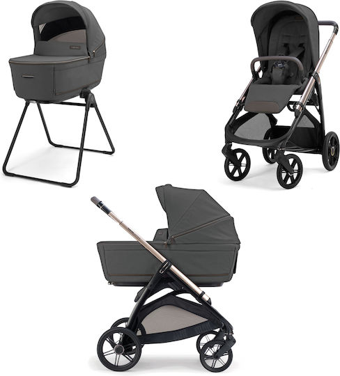 Inglesina Aptica Duo Ρυθμιζόμενο Καρότσι 2 σε 1 Kατάλληλο για Nεογέννητο Marble Grey / Palladio Black 10.4kg