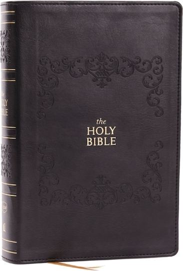 Kjv Holy Bible: Personal Size Giant Print, Black Leathersoft, Red Letter, Comfort Print: King James Version - Thomas Nelson Publishers - Leather / Fine Binding