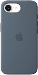 Apple Silikonhülle mit MagSafe Blau für iPhone 17e Apple Silikonhülle mit MagSafe Blau für iPhone 17e