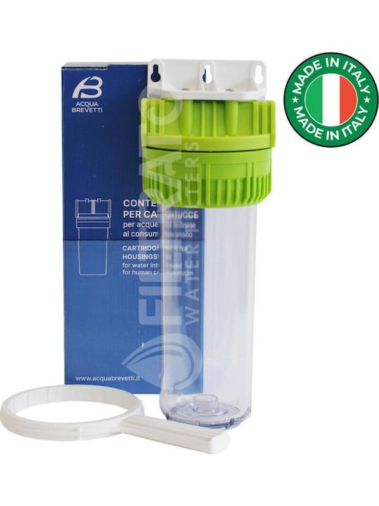 Acqua Brevetti Water Filter Cartridge for Faucet / Central Water Filtration System / Washing Machine 10" 58-0085