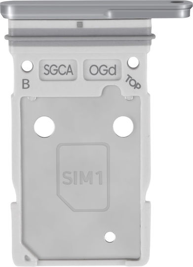 Samsung Tavă SIM Card Galaxy S25 Fe Dual Nano SIM Slot Pachet Service Alb