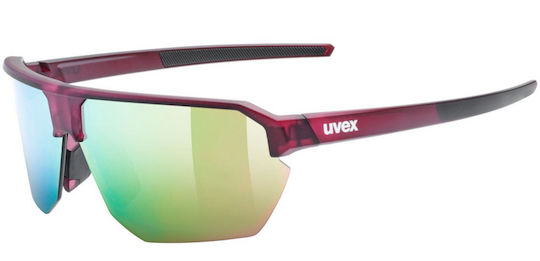 Uvex Cycling Glasses With Pink Frame And Photochromic Lenses