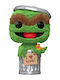 Funko Поп! Телевизия: Улица Сезам - Оскар Грух 1793 Флокирано Специално Издание