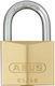 Abus Ορειχάλκινο Λουκέτο Πέταλο με Κλειδί 40mm 4τμχ